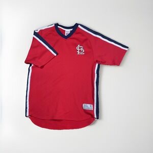 True Fan STL Cardinals Heavyweight Pull-Over Men Size L MLB Genuine‎ Merchandise